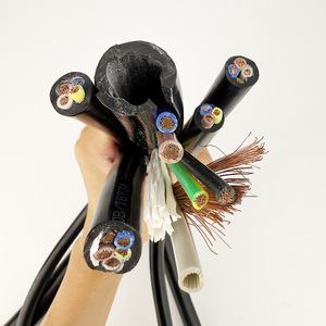 Aoge đồng nguyên chất rvv công nghiệp Cáp IP68 2-10 lõi 0.5/0.75/1/1.5/2.5/4/6/10mm ² <span class=keywords><strong>PVC</strong></span> cách điện & Áo khoác đường dây tín hiệu điện - Product Image 6