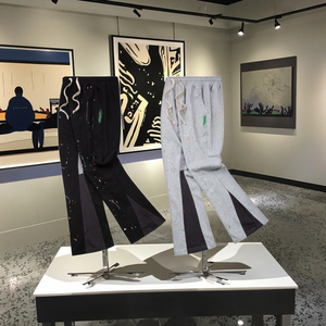 Pantaloni da Jogging da <span class=keywords><strong>Uomo</strong></span> di Alta Qualità DEPT con Stampa Graffiti, Traspiranti, in <span class=keywords><strong>Velluto</strong></span> a <span class=keywords><strong>Coste</strong></span>, Modello Flare, Cargo, a Vita Media, Casual - Product Image 4