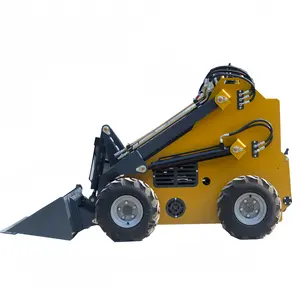 Più dispositivi assistivi Skid Steer Loader 26HP Skid Loading per trasmissione idrostatica privata gommata giallo 3600rpm