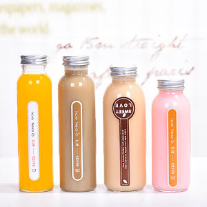 <span class=keywords><strong>ขวด</strong></span>เครื่องดื่มแก้วทรงกลมบางคุณภาพสูง ขนาด 300 มล. 500 มล. สำหรับน้ำผลไม้ น้ำมะนาว/<span class=keywords><strong>โซดา</strong></span> พร้อมฝาอลูมิเนียม - Product Image 1