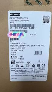 Variador de Frecuencia Variable (VFD) Trifásico 6SL3210 1KE23 8AF1 G120C 18.5kW/15kW con PROFINET, Filtro Integrado, Seguridad STO, 380/480V, Compacto - Product Image 4