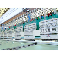 HEFENG Nueva Máquina de Bordar Plana Automática de 9 Colores y 18 Cabezales con Motor Dahao de Alto Rendimiento para Producción a Gran Escala