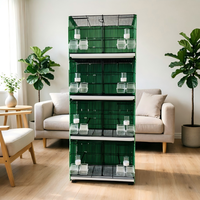 Nouvelle Arrivée Cage à Perroquets Anti-Rouille Grande Cage à Oiseaux Personnalisable Jaulas Para Pajaros Cage d'Élevage d'Oiseaux Volière pour Oiseaux