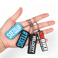 Porte-clés personnalisés en gros avec logo, design de porte-clés en caoutchouc souple PVC, porte-clés en caoutchouc 2D en vrac, porte-clés en silicone