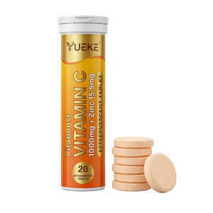 <span class=keywords><strong>Compresse</strong></span> <span class=keywords><strong>Effervescenti</strong></span> OEM/ODM da 1000mg di Vitamina C e Zinco per Luminosità della Pelle, Supporto Immunitario per Adulti e Benessere Quotidiano - Product Image 1