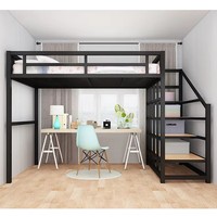 Lit superposé capsule moderne en métal pour adultes, idéal pour hôtels, appartements, maisons d'hôtes et écoles, gain de place, pour salon