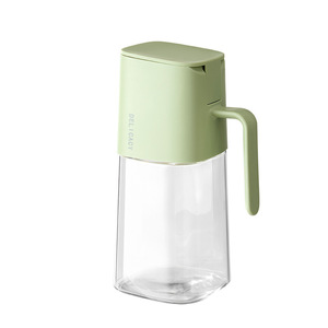 Glass Oil Bottle 630ml Square Leak Resistant For Kitchen Storage - Product Image 2