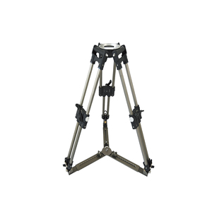Trépied de cinéma et de télévision trépied double pied en aluminium <span class=keywords><strong>pour</strong></span> SLRS et caméras vidéo - Product Image 1