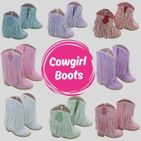 Bottes en cuir pour femme, hauteur genou, style cowboy, bottes d'hiver, bottes de neige, chaussures plates de cowgirl, chaussures personnalisables avec logo, bottes western, chaussures décontractées
