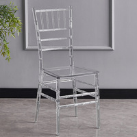 Fabricant Offre Spéciale mariage salle à manger chaise de banquet transparente en acrylique mobilier d'hôtel pour chaise de banquet en stock