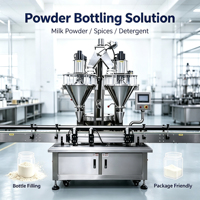 Machine de remplissage semi-automatique JIANFENG à prix d'usine avec pesage, remplisseuse à vis sans fin pour épices, lait en poudre avec alimentateur