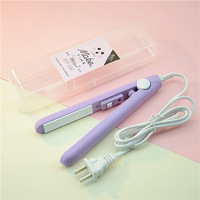 Nouveaux produits OEM petits outils de coiffure de différentes couleurs fer à lisser noir fer plat pour femmes voiture électrique à LED