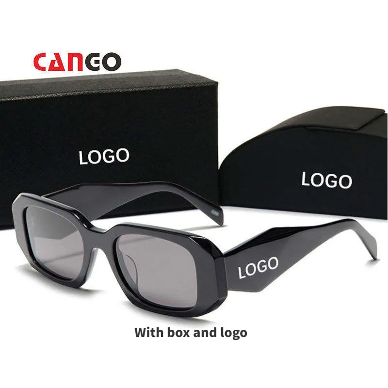 Hohe Qualität mit LOGO Kunden spezifisches Sonnenbrille nlogo High End Luxus Modische Dicke Acetat Marken Männer Designer Sonnenbrille Frauen