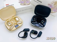Audífonos Inalámbricos TWS JM20 con Gancho para la Oreja, Carga Tipo C, Controlador Dinámico, Sonido Estéreo, Audífonos Deportivos Inalámbricos para Música