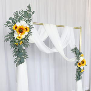 Fleur <span class=keywords><strong>d</strong></span>'angle de signe <span class=keywords><strong>d</strong></span>'eau <span class=keywords><strong>d</strong></span>'<span class=keywords><strong>arche</strong></span> de mariage de tournesol artificiel pour la <span class=keywords><strong>d</strong></span>écoration de fond pour le <span class=keywords><strong>magasin</strong></span> <span class=keywords><strong>d</strong></span>'<span class=keywords><strong>usine</strong></span> <span class=keywords><strong>d</strong></span>'exportation - Product Image 2