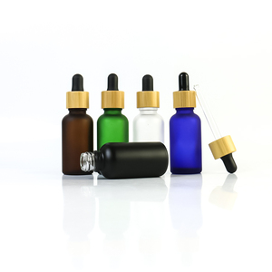 Botella de Vidrio con Gotero para Aceite Esencial o Suero, de Lujo, en Oro Rosa, con Círculo Dorado, de 5ml, 10ml, 15ml, 20ml, 30ml, 50ml y 100ml - Product Image 2