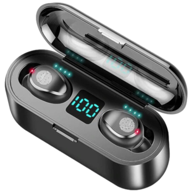 F9 Mini Stereo BT V5.0 In-ear Sport TWS Wireless Mobile Powerbank Earbuds