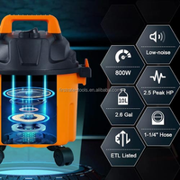 Aspirateur eau et poussière puissant 18KPA, 20L, 1200W, pour le nettoyage de l'eau, de la poussière et des déversements