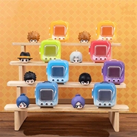Figurines Chibi Teen PVC à Tête Ronde Empilables, Boîte Mystère Vol.1 avec Base Sac à Dos, Ensemble Complet de 12 Styles