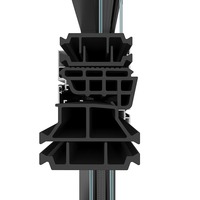 Fenêtres à battants et à bascule en aluminium de haute qualité, résistantes aux ouragans, insonorisées et thermiquement isolées pour appartements