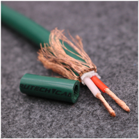 Câble d'alimentation audio haut de gamme, 2 conducteurs 4N 99,99 OFC avec gaine en PVC, connecteur RCA XLR pour haut-parleur, personnalisation OEM disponible