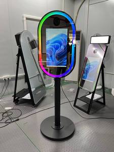 Selfie hình bầu dục gương ảnh gian hàng máy với 21.5 inch <span class=keywords><strong>LCD</strong></span> màn hình cảm ứng được xây dựng trong Mini PC hình bầu dục ma thuật gương photobooth - Product Image 6