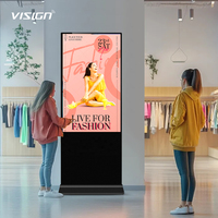 Supera a la competencia: las pantallas LCD ultrabrillantes de 32 43 55 65 75 86 pulgadas de VISIGN para una visibilidad inigualable de la exposición minorista