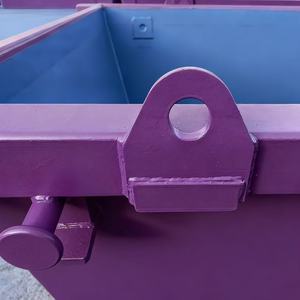 حاوية نفايات فولاذية عالية الجودة سعة 1.5 متر مكعب مع تصميم رفع بالرافعة للنفايات الإنشائية وإعادة التدوير الصناعي - Product Image 5