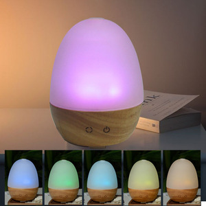 Ultrasonic Aroma Diffuser Mini Humidifier 30 Db Silent Wood Grain Design For Home Office Use - Product Image 2