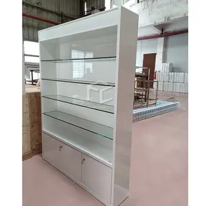 Custom Pharmacy Shelves Modular Fixtures Medical Shop Display Rack Professional Health Care Pharmacy Shop Interior Design Decor