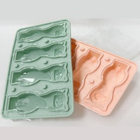 Moule à glaçons en silicone écologique en forme d'alpaga, 4 cavités, moules à glaçons animaux, moules à glaçons en silicone DIY