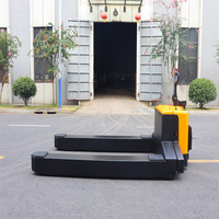 Chariot élévateur à palettes entièrement électrique robuste avec fourches renforcées, transpalette électrique pour la manutention des marchandises en entrepôt