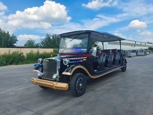 BRT EV Bus HOT SALE Electric Classic Car <b>72V</b> 100AH - CE/ISO-road Retro Sightseeing Vehicle Lithium Phosphate <b>Battery</b> 8 seaters - Product Image 3