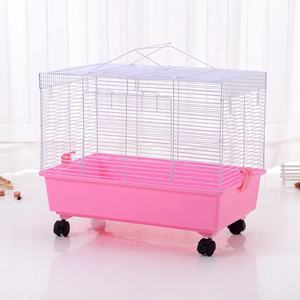 Gabbia Deluxe per Criceti con Base Profonda, Gabbia in Filo Metallico Dorato per Porcellini d'India e Altri Animali Domestici - Product Image 5