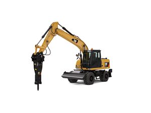 Vente chaude : Excavatrice sur pneus d'occasion CATM317D2, poids opérationnel 17 tonnes, avec moteur CAT, marque japonaise - Product Image 1