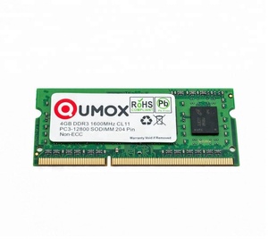 QUMOX 4GB 1600 DDR3 4 GB PC3-12800 SO-DIMM PC3 <b>RAM</b> Laptop-Speicher 204pin CL11 - Product Image 4
