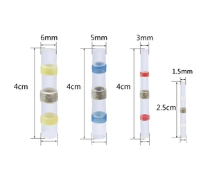 Kit de connecteurs à sertir thermorétractables étanches à prix abordable pour fils en <span class=keywords><strong>silicone</strong></span>, bornes <span class=keywords><strong>électrique</strong></span>s isolées - Product Image 5