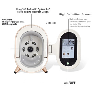 Magic Mirror Max Home Spa <span class=keywords><strong>3D</strong></span> Analizador de piel facial Smart RGB UV PL Hidratante para cara Ojos Labios para uso en salón de belleza en el hogar - Product Image 5