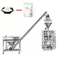 Machine d'emballage verticale automatique pour farine, curcuma en poudre, thé et piment, avec remplissage en sacs de grande capacité
