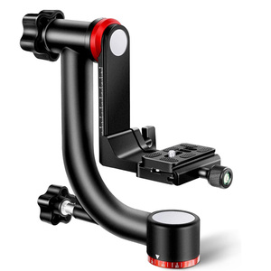 Cabeza de trípode de cardán NEEWER, aleación de aluminio profesional con placa de liberación rápida tipo <span class=keywords><strong>Arca</strong></span>, compatible con cámara DSLR más suave - Product Image 1