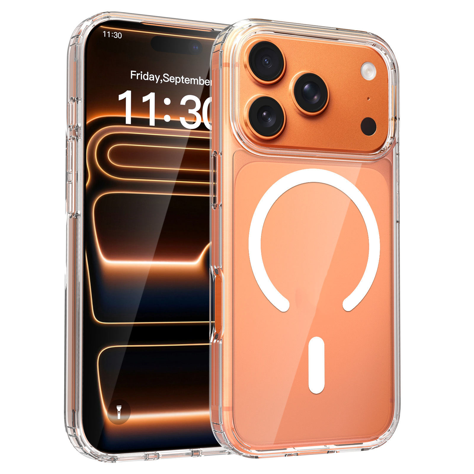 1,5MM Transparent + Magnétique