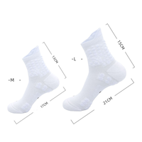 Chaussettes de badminton personnalisées antidérapantes à coussin épais pour hommes