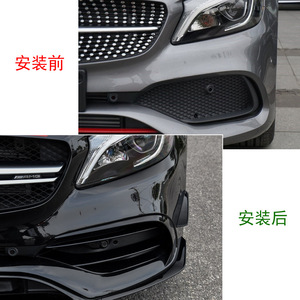 กระจังหน้ารถยนต์เมอร์เซเดส-เบนซ์ เอ-คลาส W176 ปี 2016-2018 ช่องรับอากาศ สไตล์ AMG วัสดุ ABS อะไหล่ตกแต่งเพิ่มเติม - Product Image 4