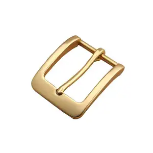 40mm 금속 핀 버클 금속 공예 맞춤형 로고 솔리드 황동 벨트 버클 벨트 핀 버클
