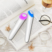 Mini masseur oculaire vibrant sans fil, appareil portatif pour éliminer les cernes, les rides et les ridules