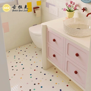 Carreaux de mosaïque carrés tendance couleur <span class=keywords><strong>bonbon</strong></span>, <span class=keywords><strong>palette</strong></span> de crème douce pour crédence de cuisine Instagram, décoration murale de salle de bain pour enfants - Product Image 2