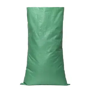 حقيبة بلاستيكية عالية الجودة للزراعة محكمة الغلق بالحرارة حقيبة محبوكة من البولي بروبلين لتعبئة حبوب القمح الدقيق البارز حبوب القمح