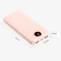 Power Bank portabel 10000 Mah Power Bank 10000 Mah Dual USB OEM hadiah kustom Bank daya pengisian cepat untuk hadiah pabrik