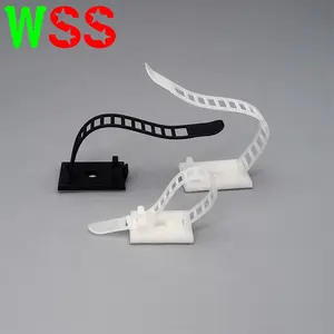 WSS Weichimei Cable Clips 17/22/26mm Earbud Cable Clip Clamp Hooks Cable Tie Clips Wall Tie Mounts