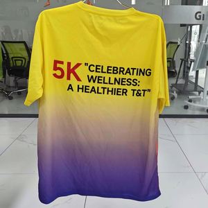 Custom Design 5k Run Walk Funny Marathon Running Sport Event T <b>Shirts</b> <b>100</b>% <b>Polyester</b> Breathable Full Sublimation <b>Shirt</b> - Product Image 2